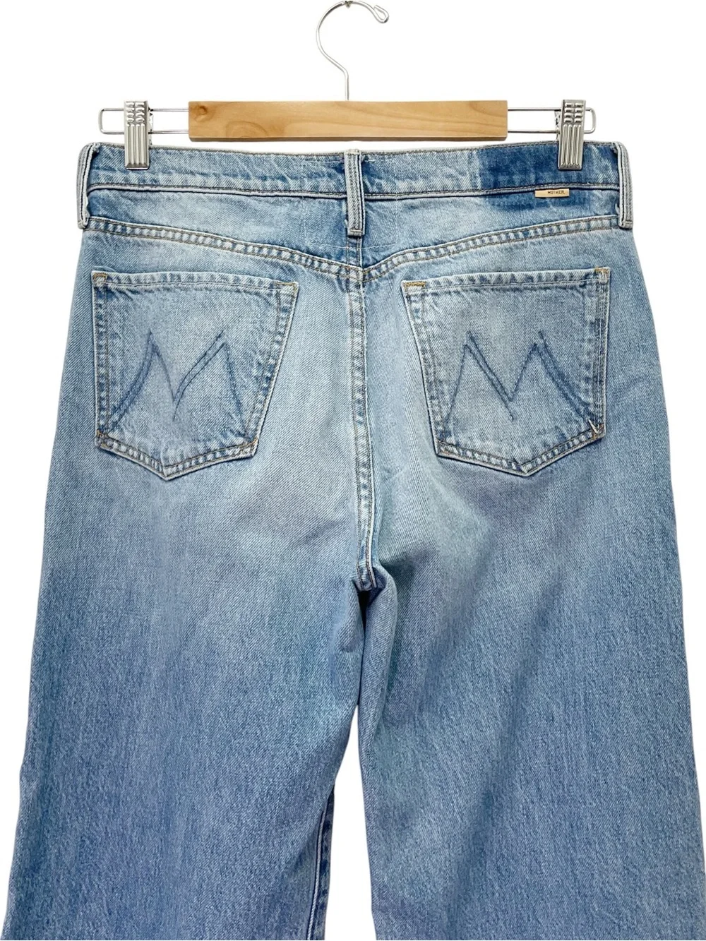 MOTHER Superior The Tomcat Roller Jeans Sz 29 Pretty Is As Pretty Does Wide Leg - Picture 7 of 16